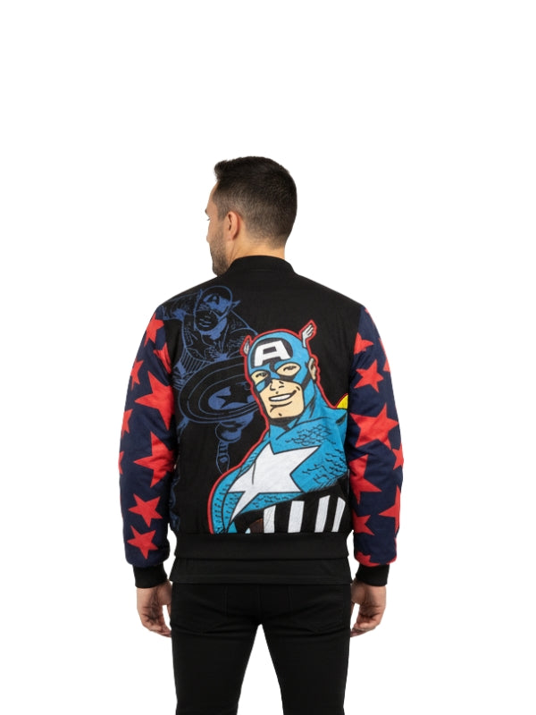 NWT Vintage JH Design Captain America Racing Cotton Jacket