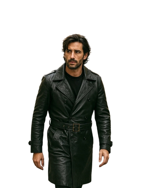 Nick Fury Leather Trench Coat