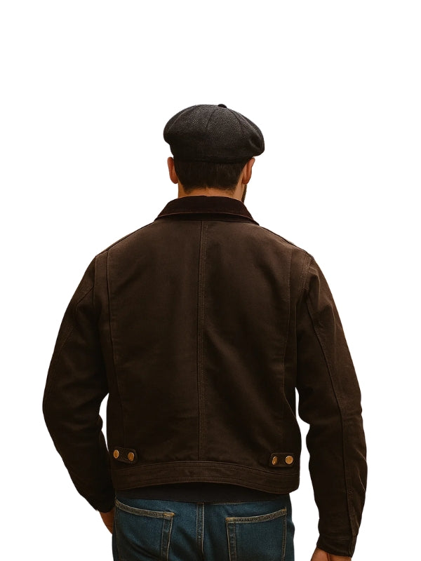 Ny Yankees Dark Brown Crop Jacket