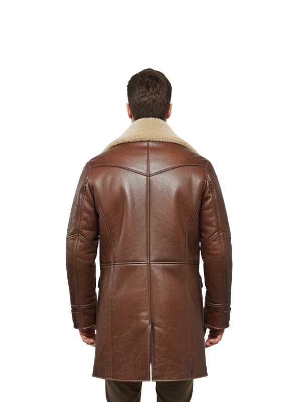 Bane's Leather Coat from The Dark Knight Rises - Real Sheepskin