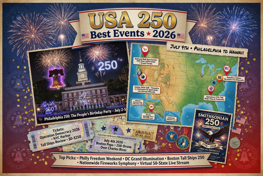  Best Events Celebrating the USA 250th Anniversary In 2026