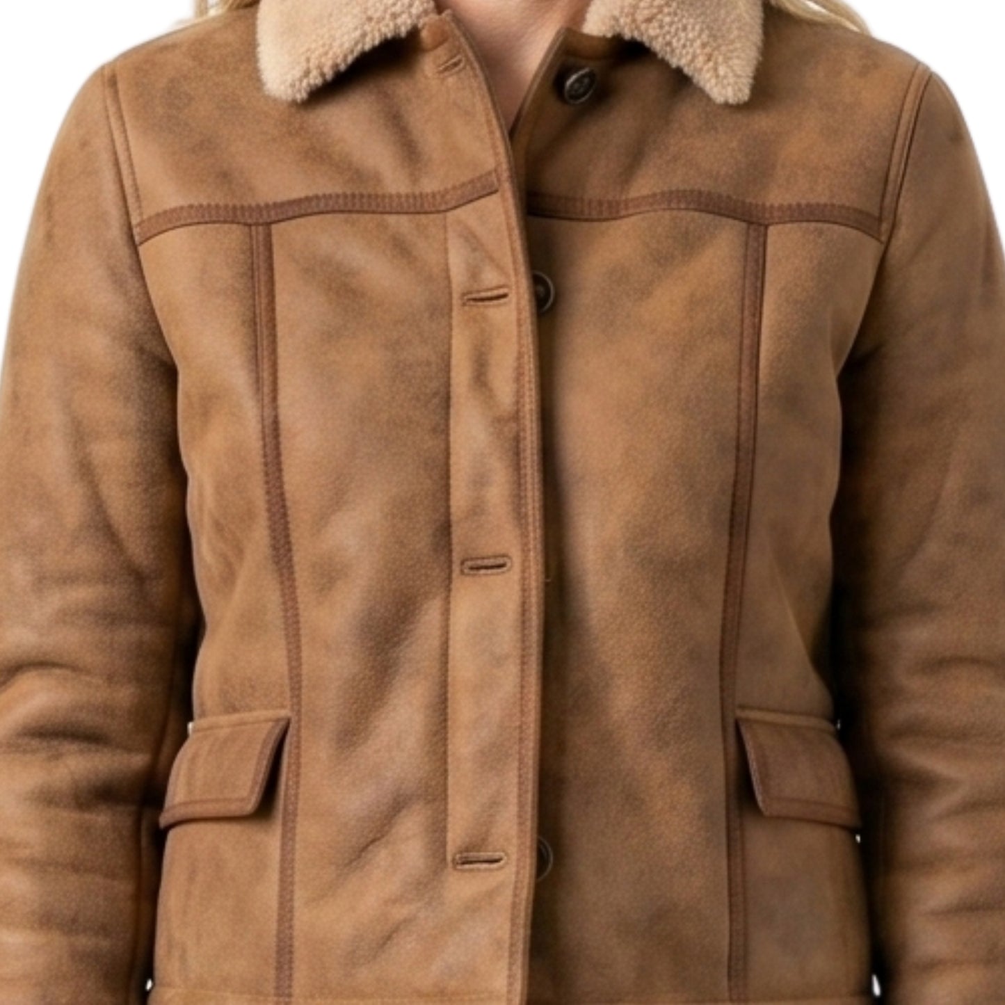Marshals S01 Dolly Weaver Suede Leather Jacket Order Today
