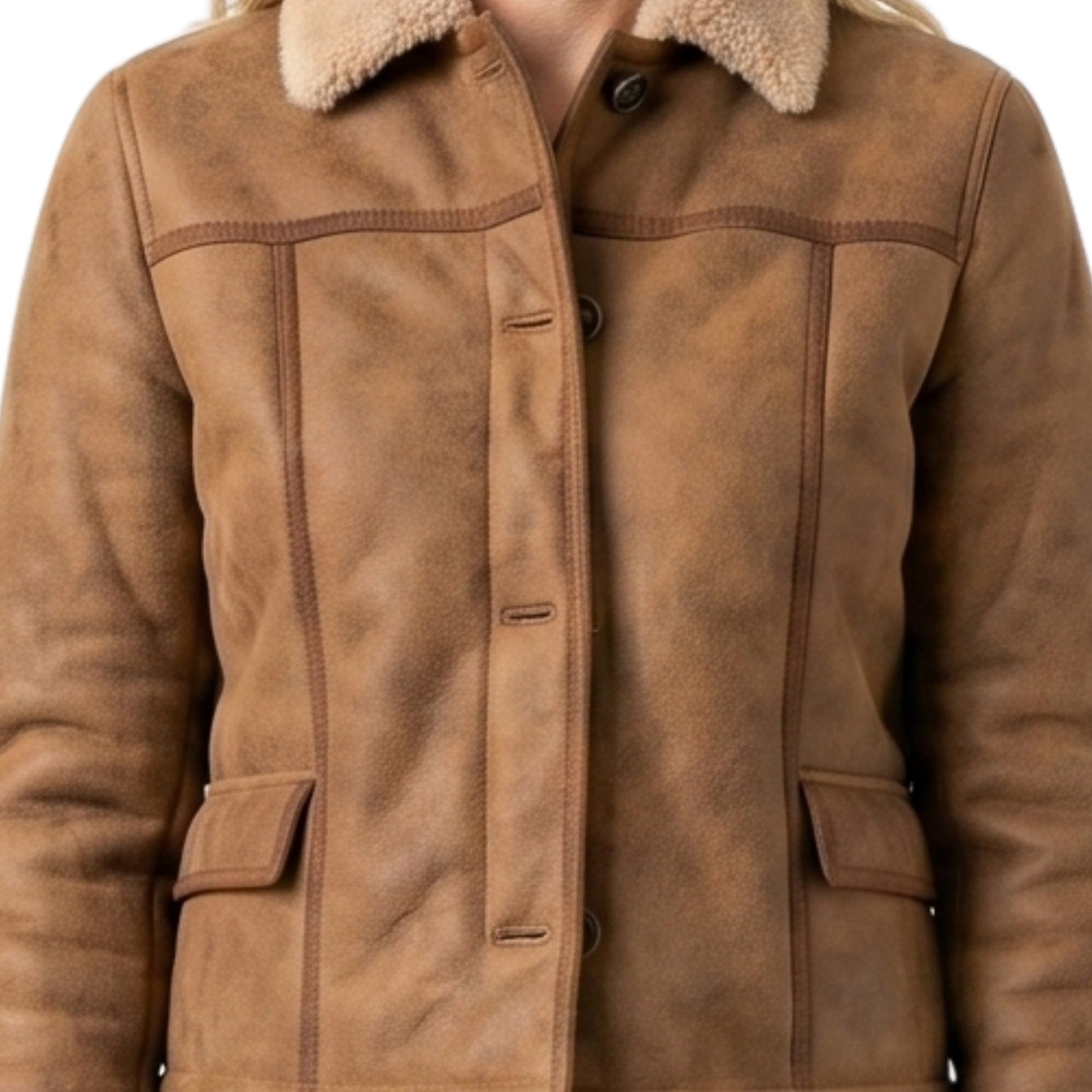 Marshals S01 Dolly Weaver Suede Leather Jacket Order Today
