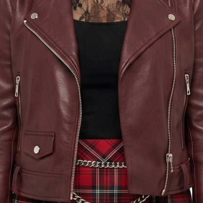Tiggy Sullivan Pretty Hard Cases Tara Strong Leather Jacket