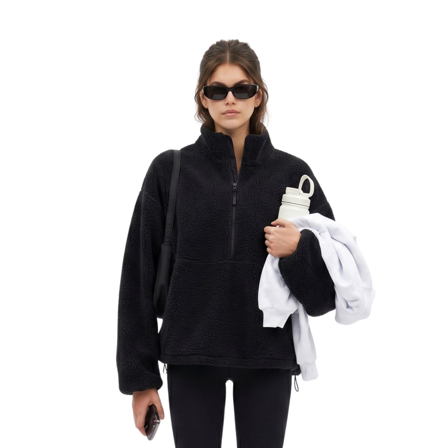 Kaia Gerber 2026 Black Jacket