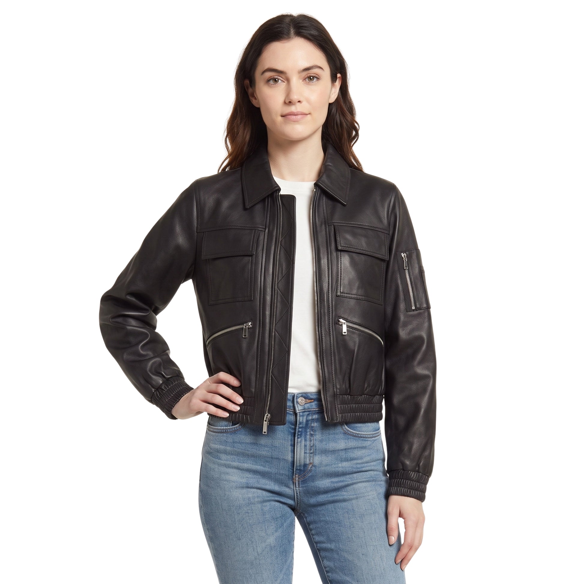 Uraban Edge Lambskin Bomber Jacket Buy Now