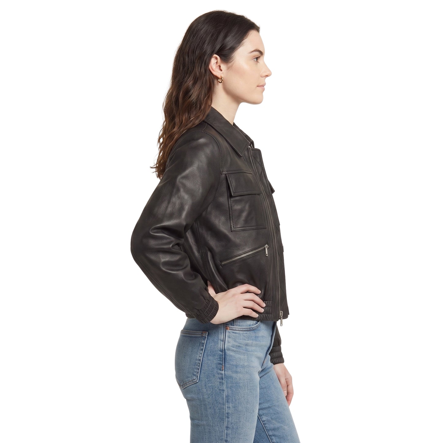 Uraban Edge Lambskin Bomber Jacket Shop Now