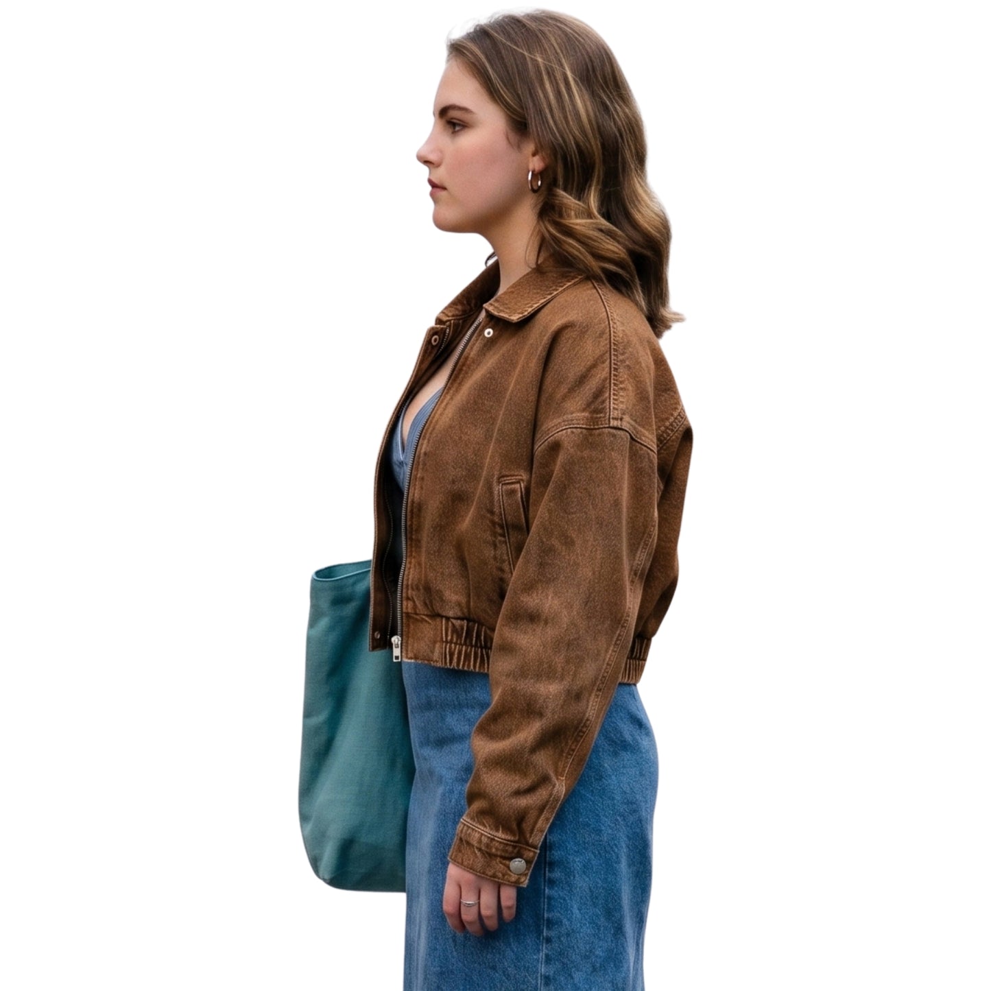 Off Campus S01 Hannah Wells Brown Suede Jacket Order Now