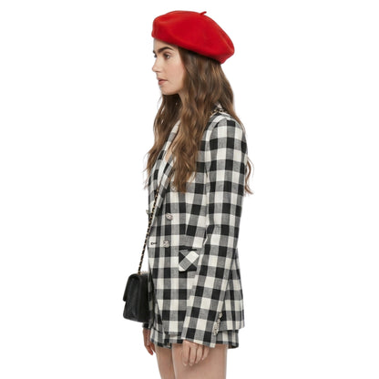 Emily in Paris Emily Cooper Plaid Blazer Jacket