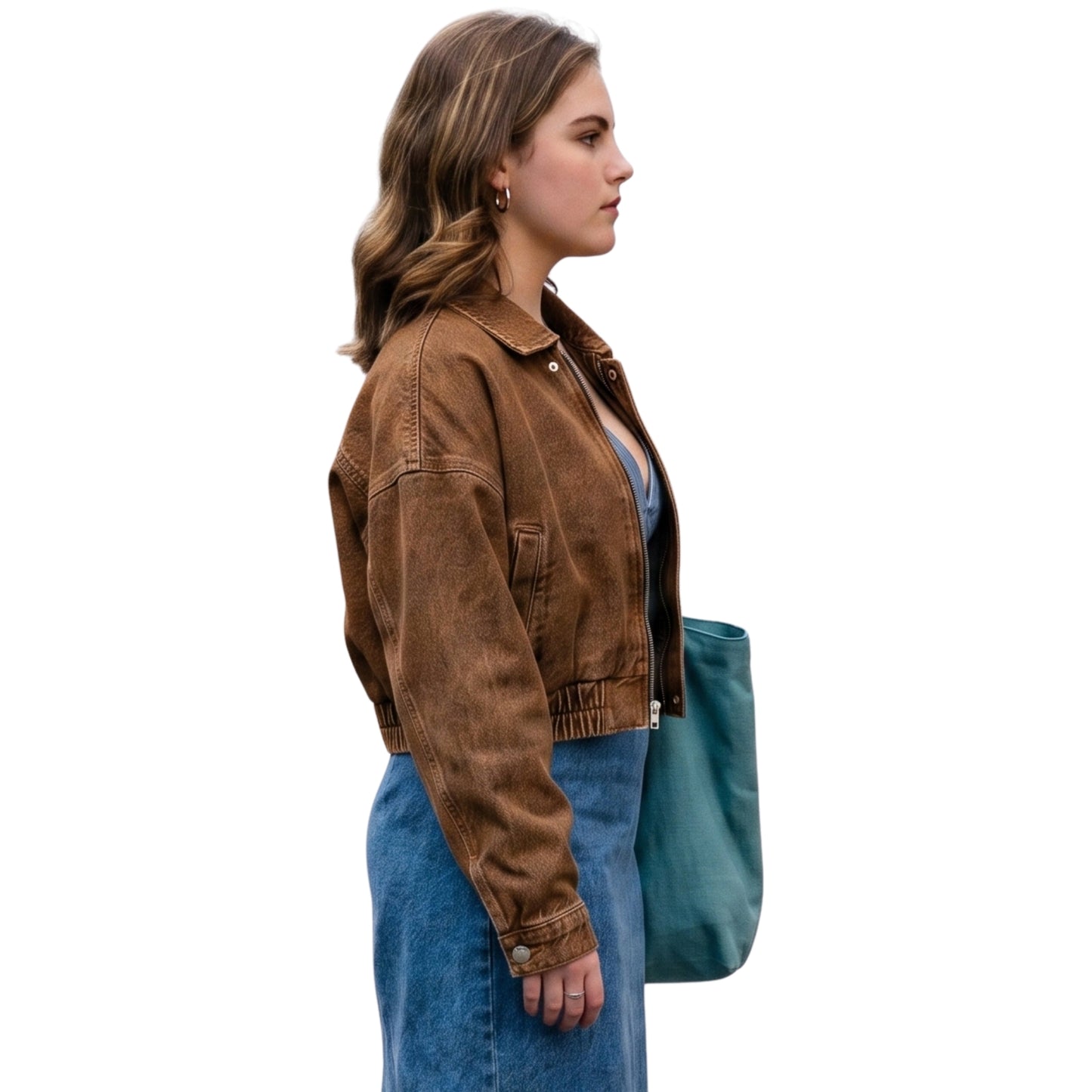 Off Campus S01 Hannah Wells Brown Suede Jacket Order Now
