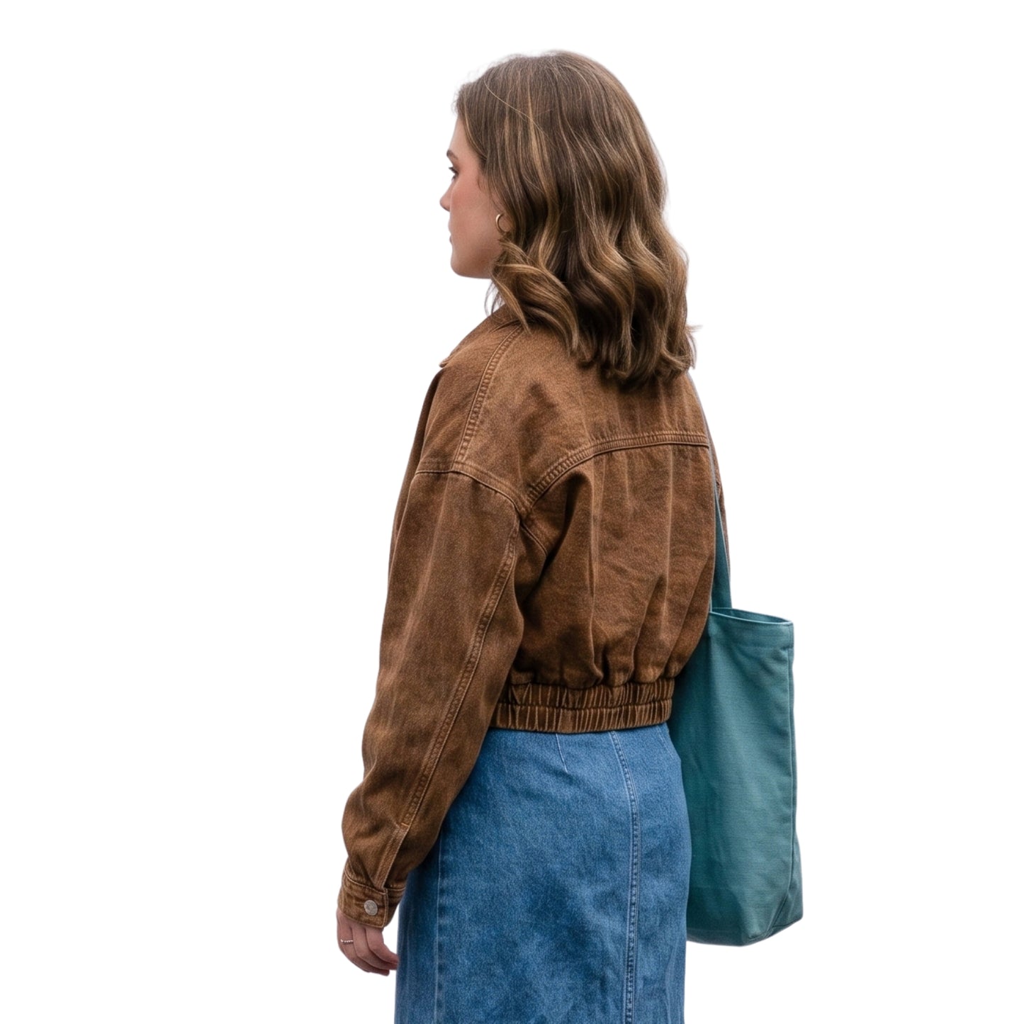 Off Campus S01 Hannah Wells Brown Suede Jacket For Sale