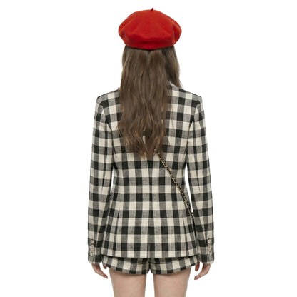Emily in Paris Emily Cooper Plaid Blazer Jacket
