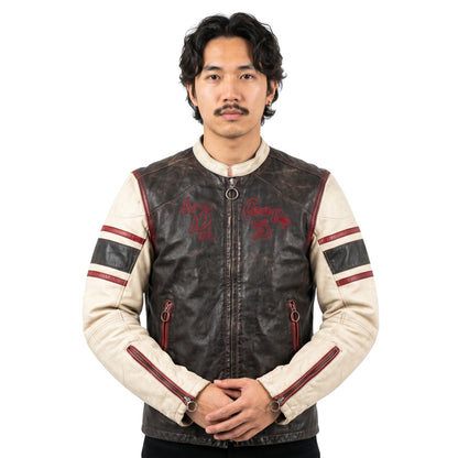 Euphoria S03 Leather Striped Jacket Buy Now