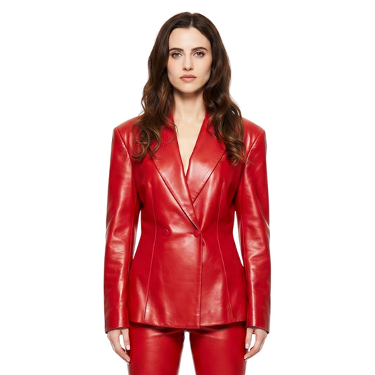 Jessica Bruno The Beauty 2026 Leather Blazer