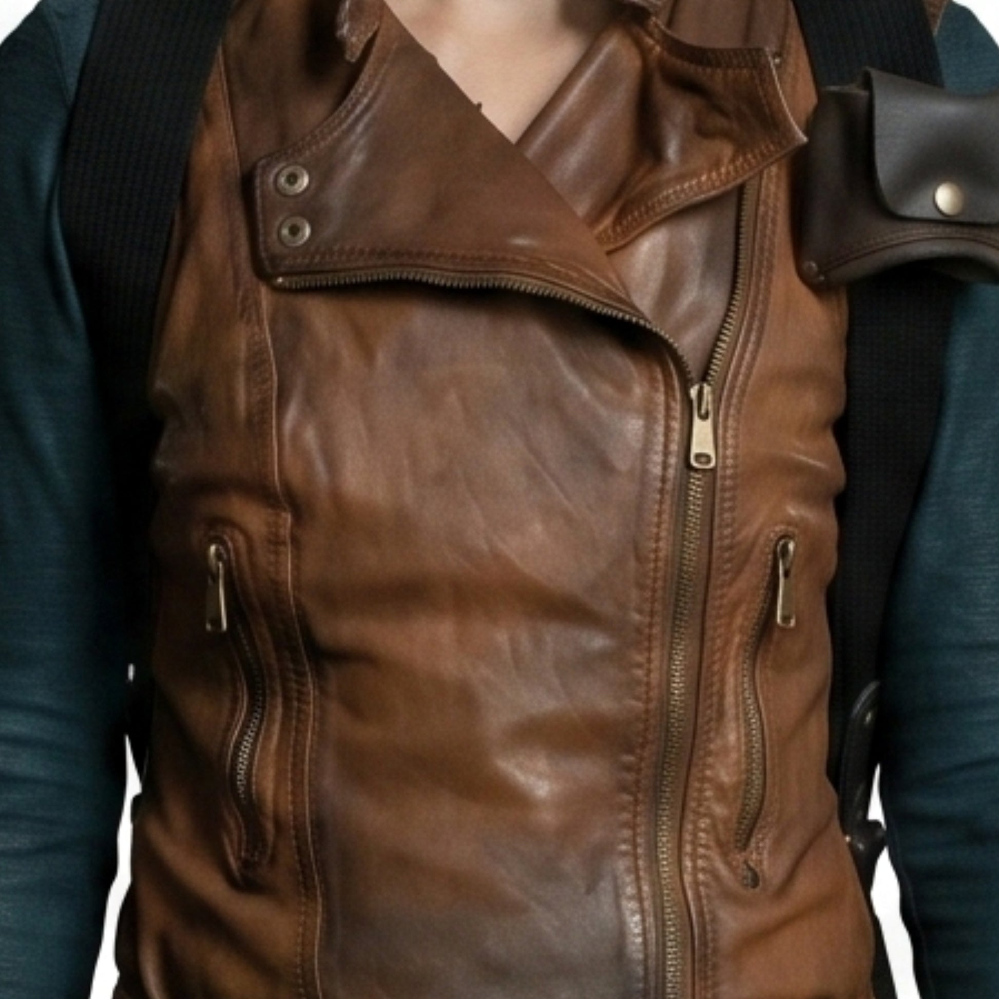 Lauren Cohan The Walking Dead: Dead City Brown Vest Order Today