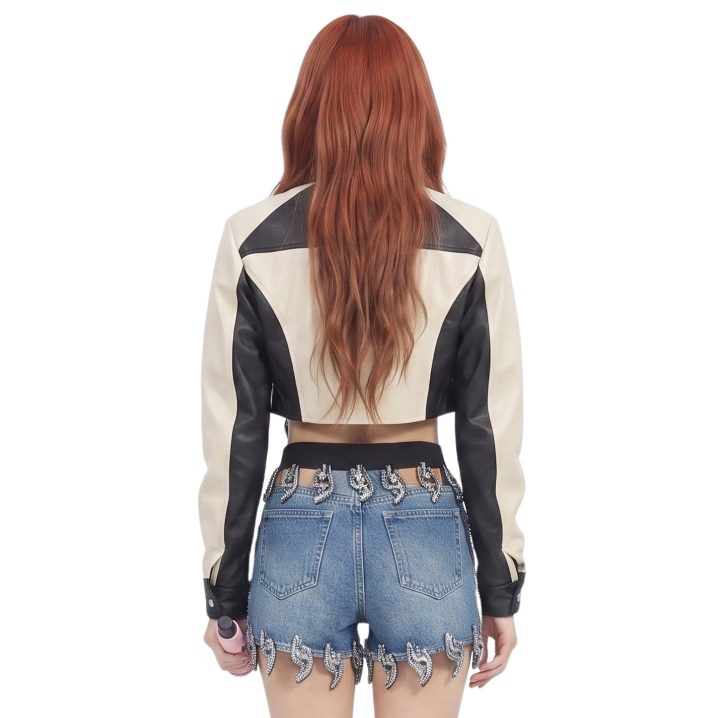 Coachella Lisa Cropped Leather Jacket Shop Today