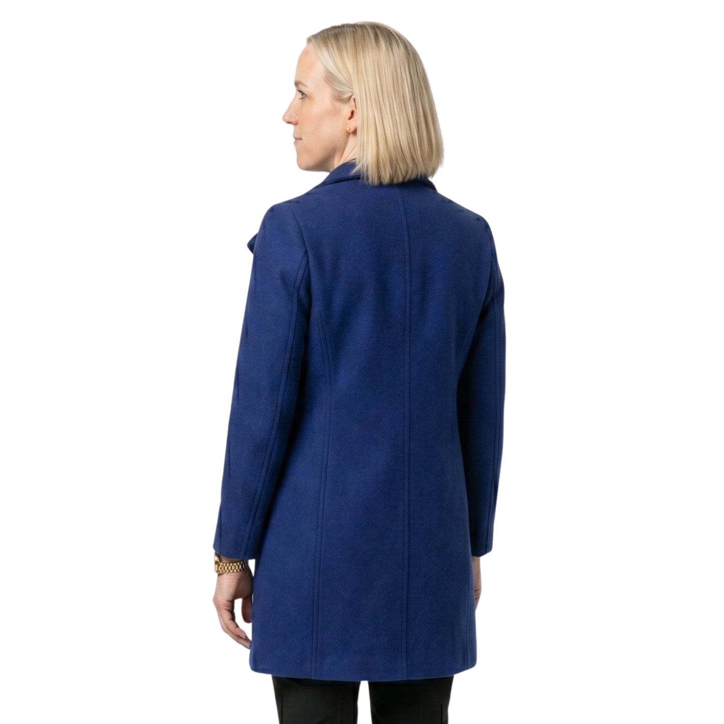 Jessy Schram Mystic Christmas 2023 Wool Coat Shop Now