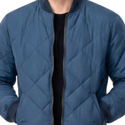 Chris Evans Super Bowl Movie Quilted Bomber Jacket