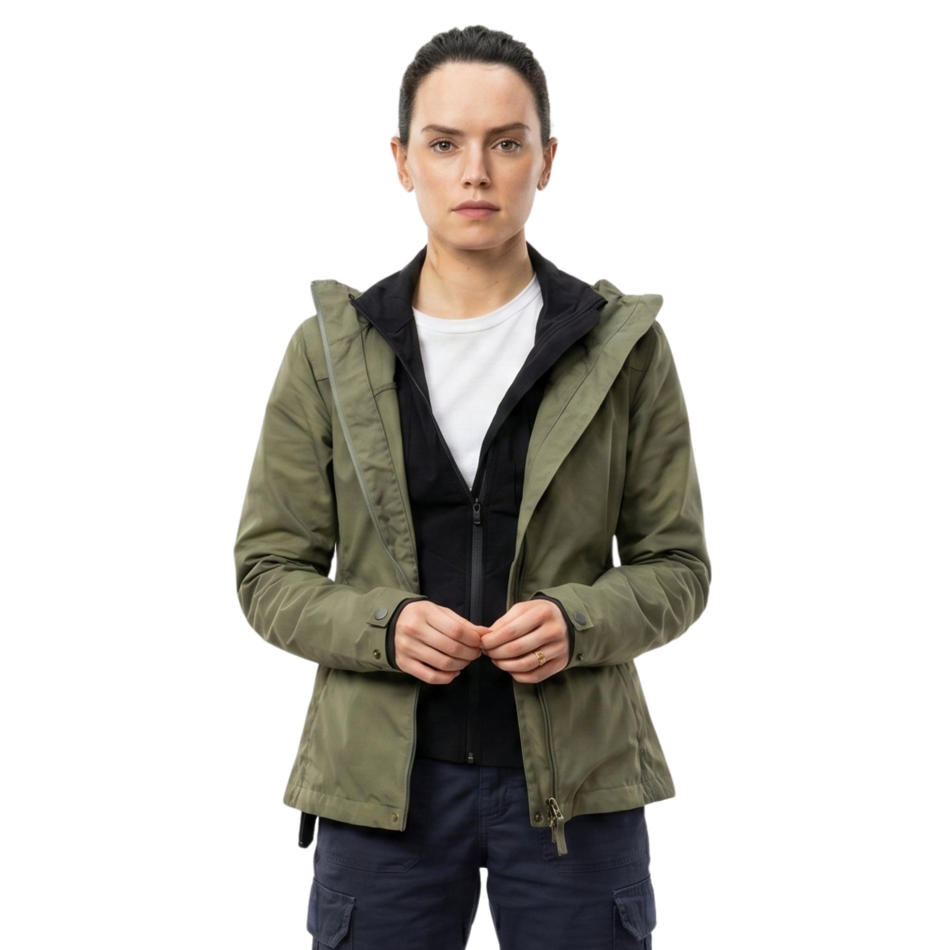 Daisy Ridley The Marsh King’s Daughter Green Jacket Buy Now 