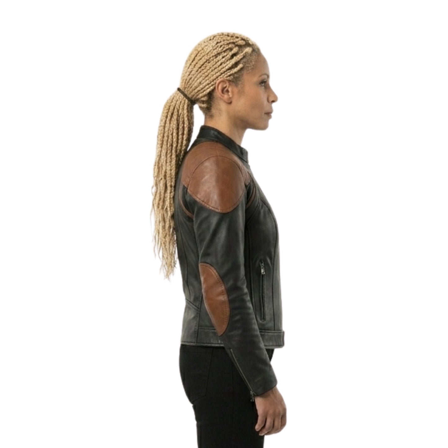 Star Trek Picard Raffi Musiker Leather Jacket