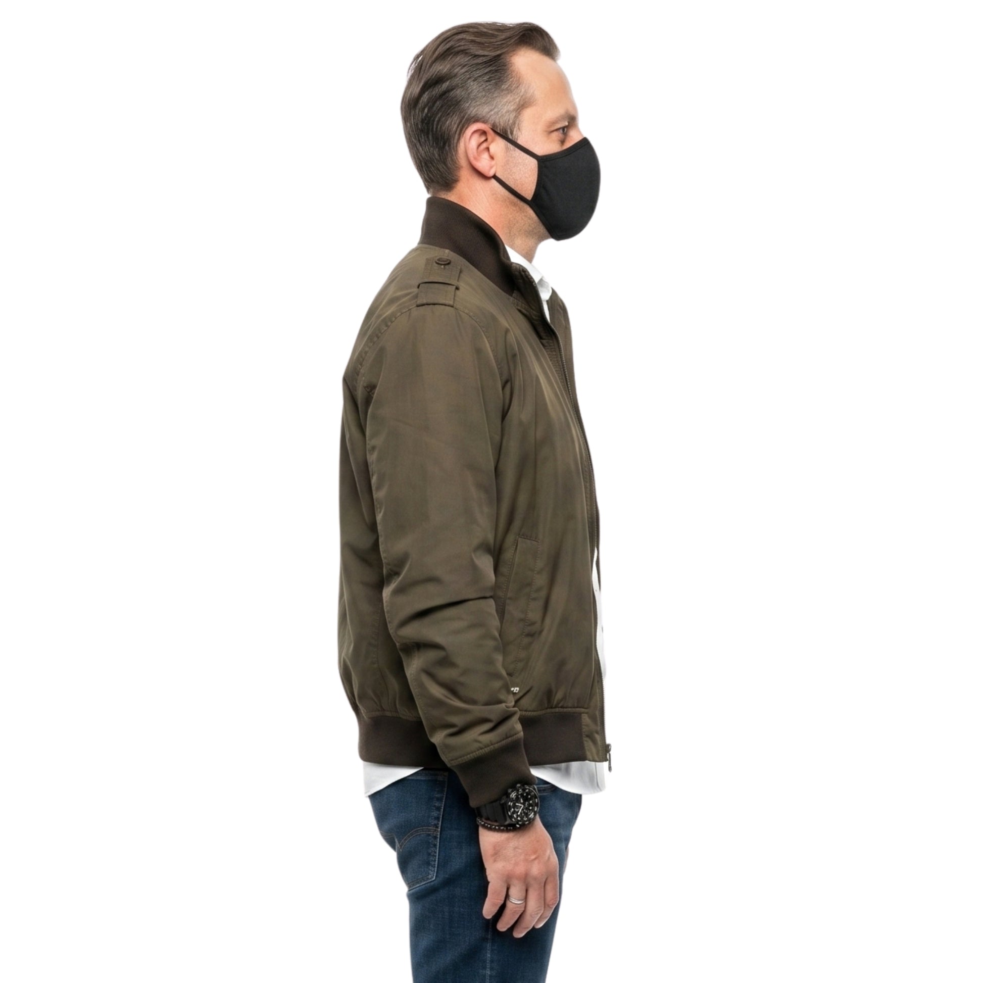 Mission Impossible 7 Simon Pegg Grey Bomber Jacket Buy Today 