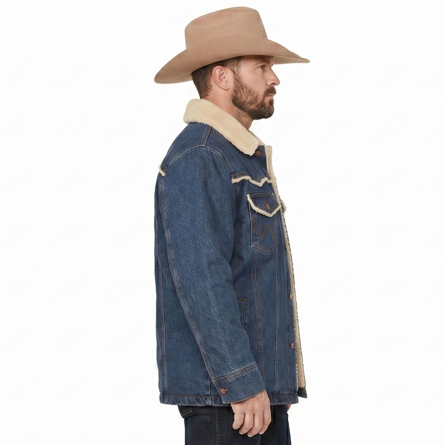 Marshals S01 Ellyn Jameson Blue Denim Jacket Shop Now