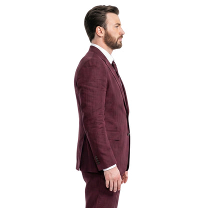 Pain Hustlers Chris Evans Maroon Blazer
