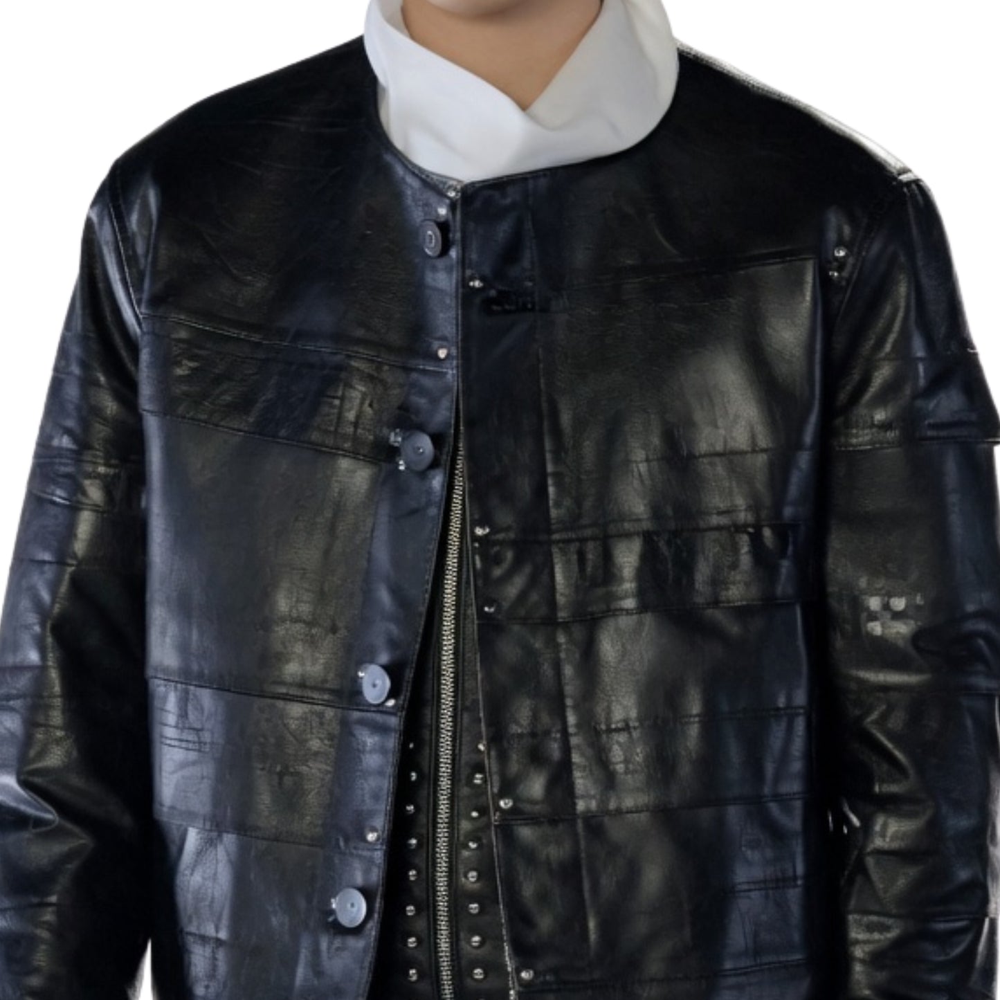 Rapper Suga 2026 Black Leather Jacket