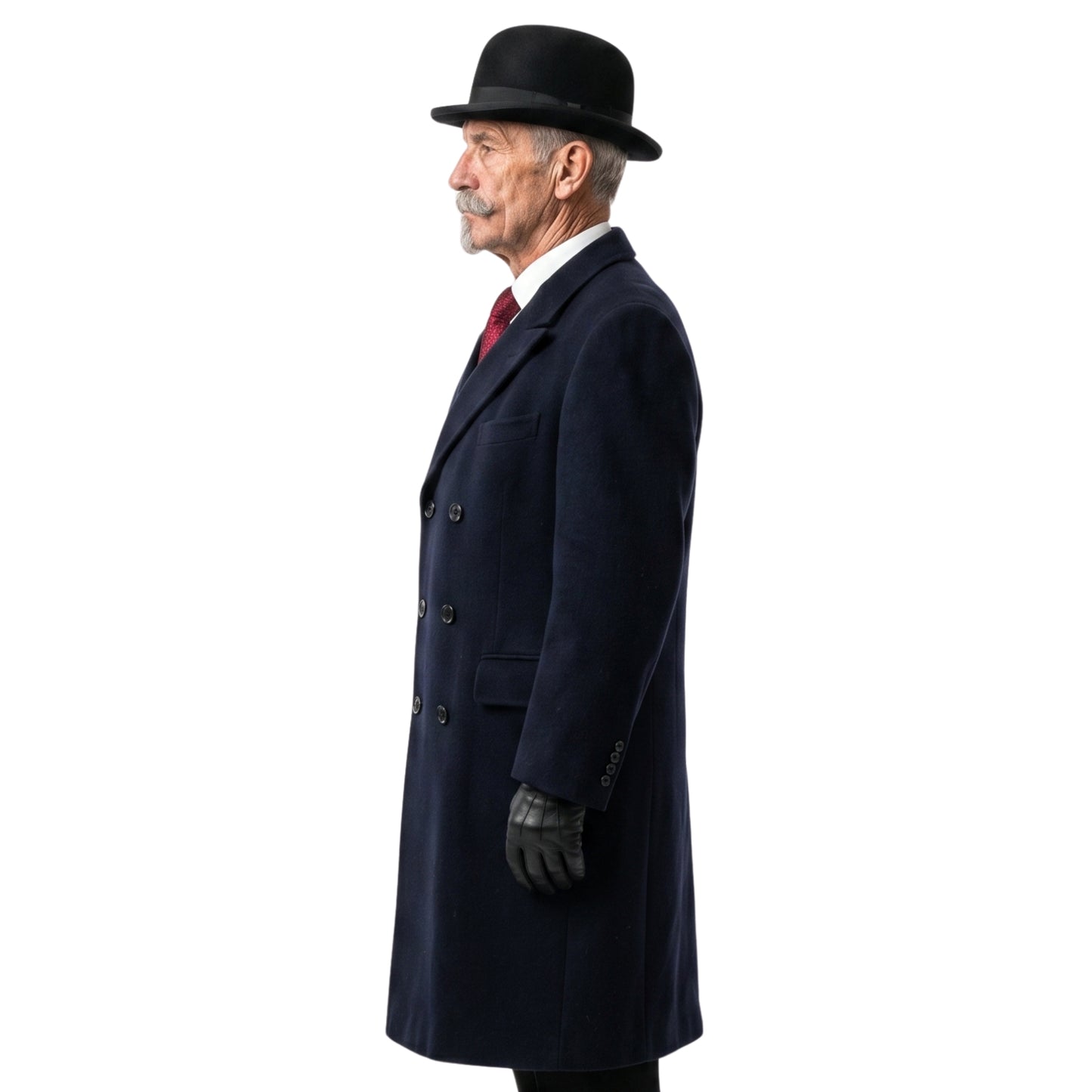 Kenneth Branagh A Haunting in Venice Blue Coat