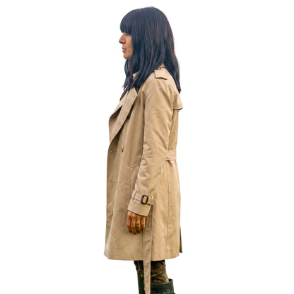 Claudia Winkleman The Traitors UK S02 Beige Coat