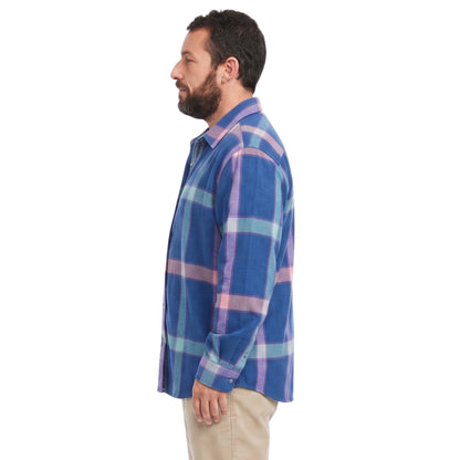 Happy Gilmore Adam Sandler Multicolor Plaid Shirt Order Now