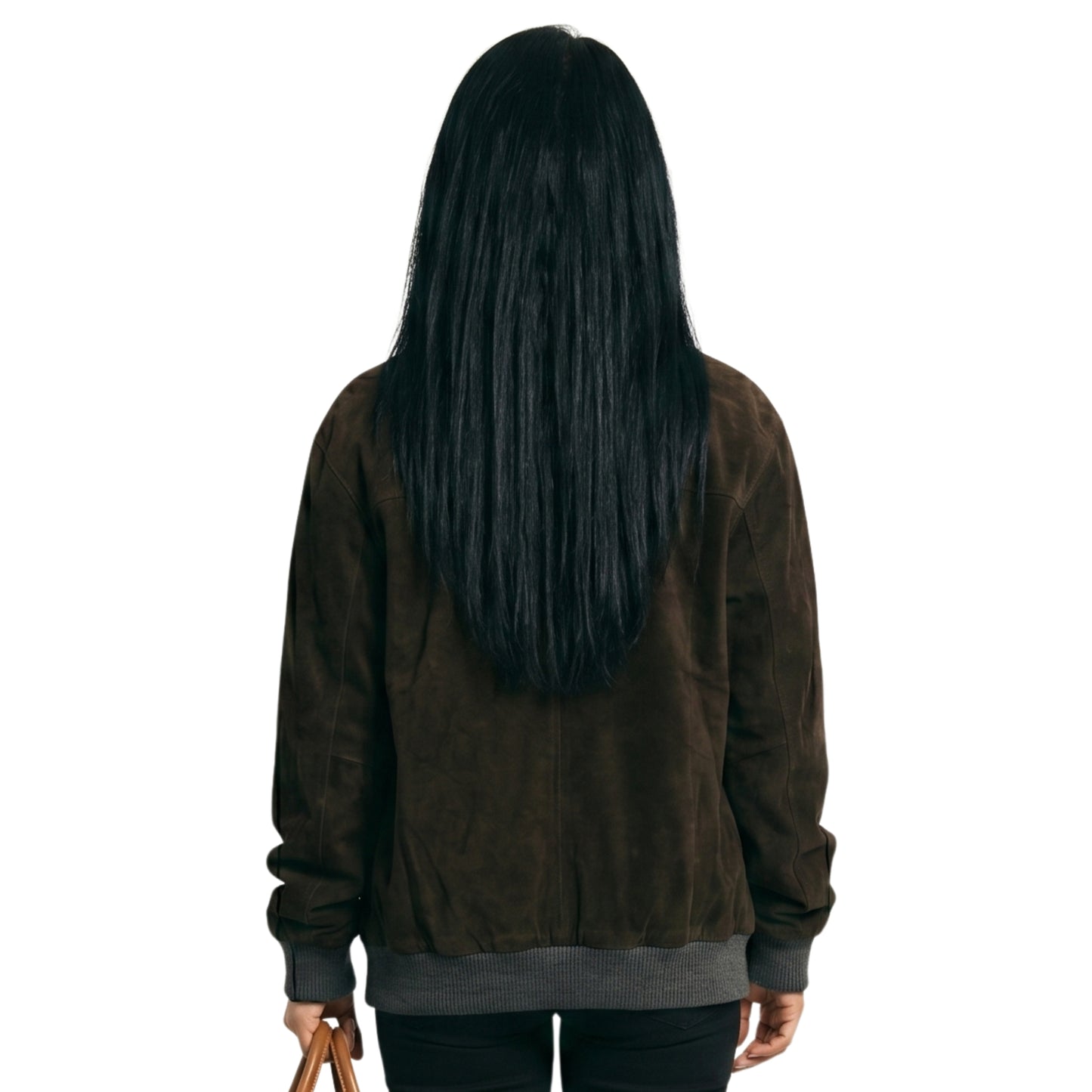 Jeanine Nerissa Sothcott Knightfall 2026 Suede Bomber Jacket