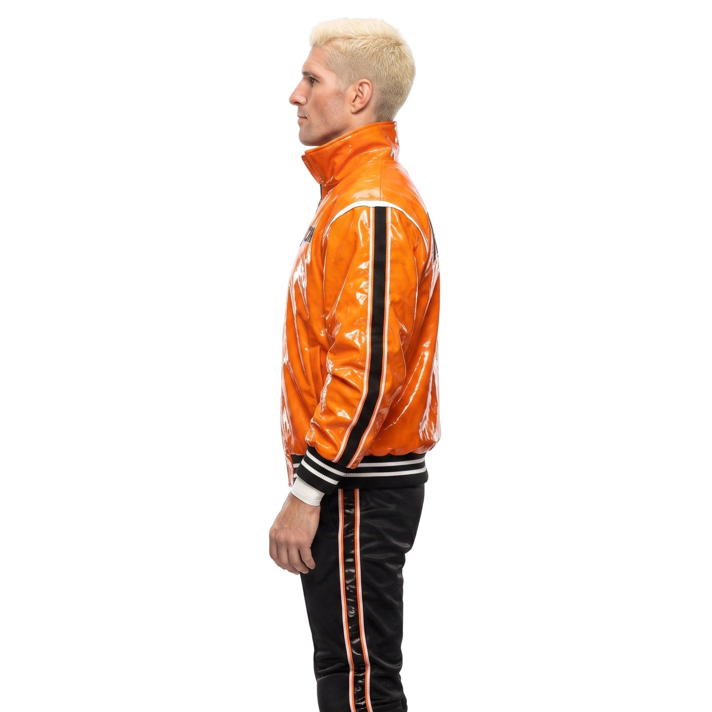 Zack Sabre Jr AEW UK Flag Orange Bomber Jacket
