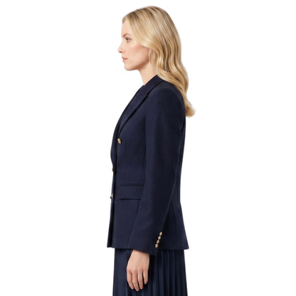 NYC 2026 Gwyneth Paltrow Blue Peacoat