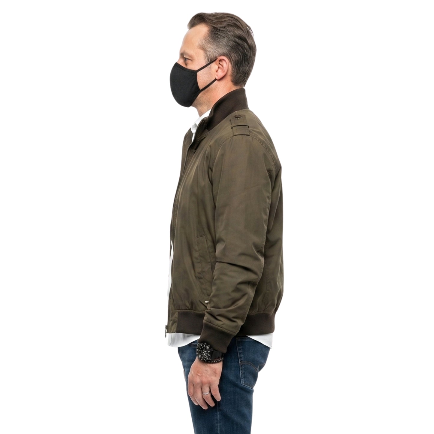 Mission Impossible 7 Simon Pegg Grey Bomber Jacket Shop Today