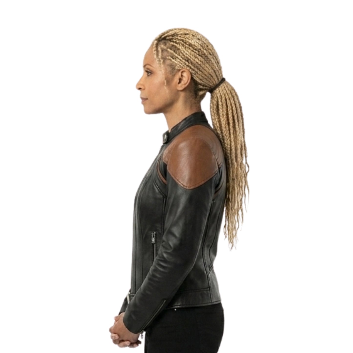 Star Trek Picard Raffi Musiker Leather Jacket