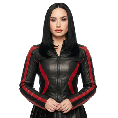 NYC 2026 Demi Lovato Leather Jacket