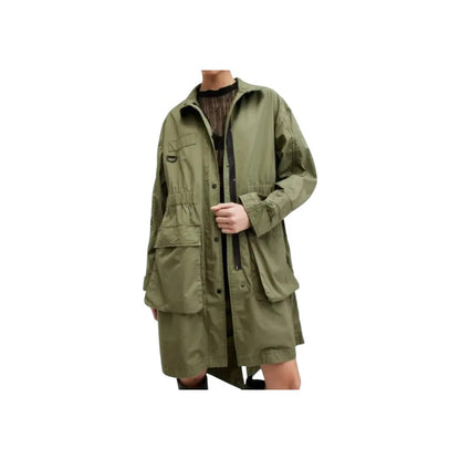 Women's Handmade Real Cotton Relaxed Fit Printed Parka Jacket