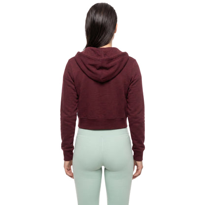 Ella Hunt Not Suitable for Work Maroon Zip up Hoodie
