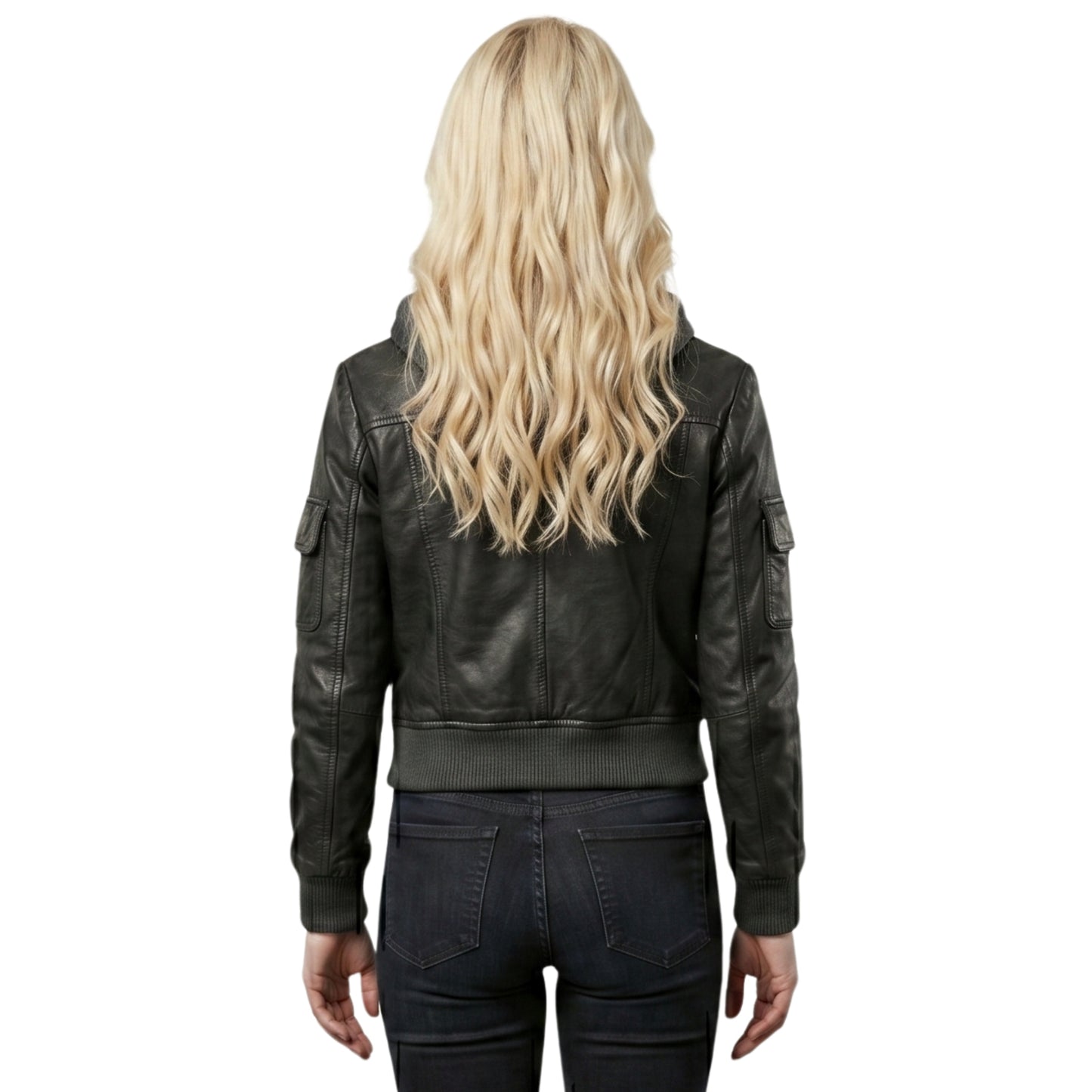 The Boys S05 Erin Moriarty Cropped Leather Jacket Shop Today