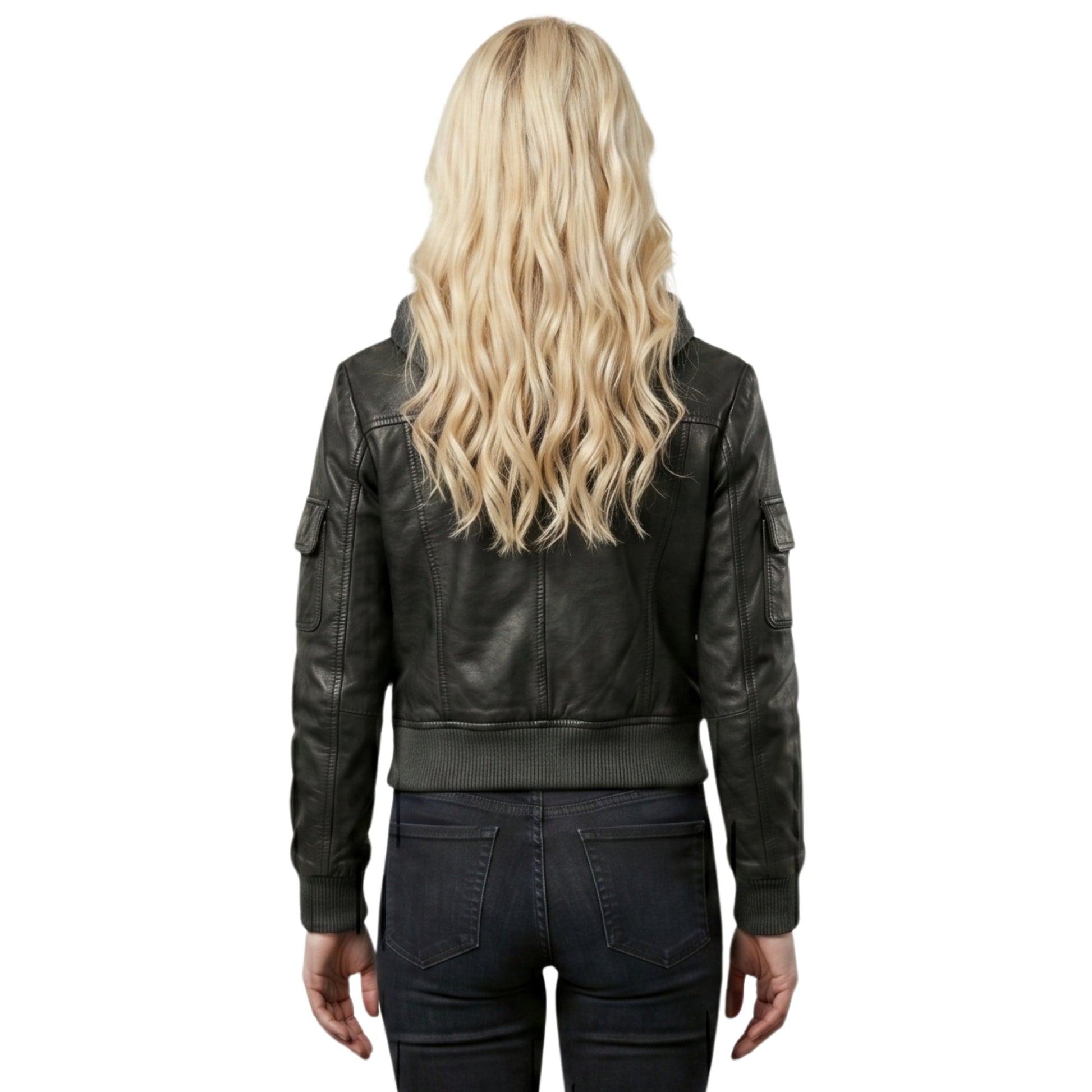 The Boys S05 Erin Moriarty Cropped Leather Jacket Shop Today