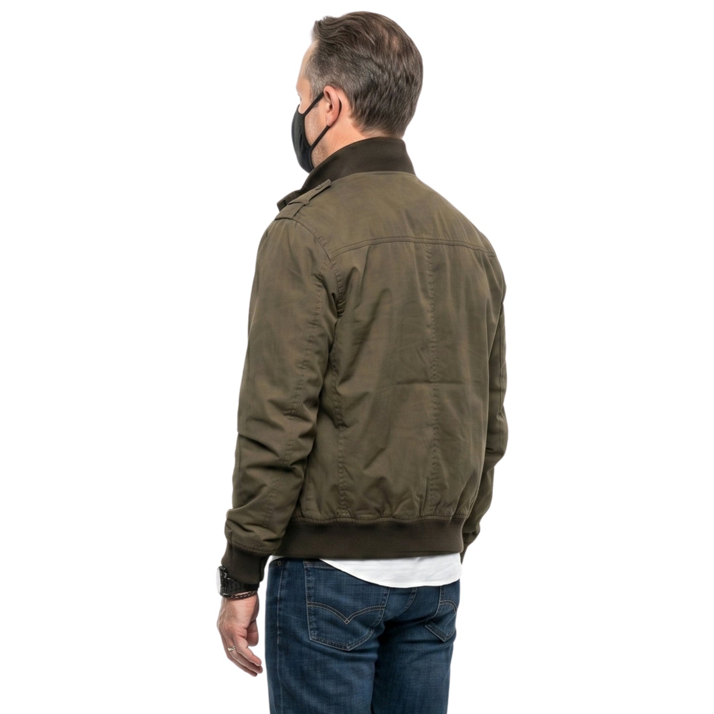 Mission Impossible 7 Simon Pegg Grey Bomber Jacket Order Now
