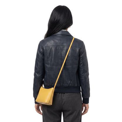 Abhinaya Abby Not Suitable for Work Black Leather Jacket