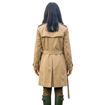 Claudia Winkleman The Traitors UK S02 Beige Coat