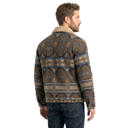 Marshals S01 Tatanka Means Shearling Trucker Jacket Shop Today