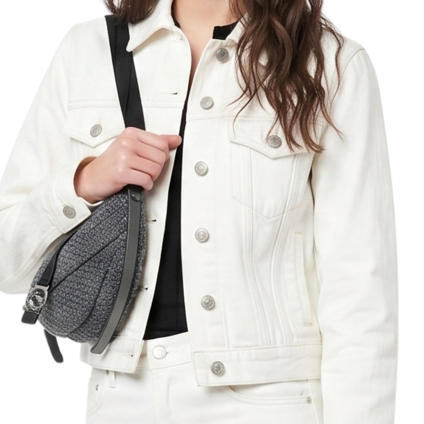 NYC Ella Hunt Denim White Jacket Available Now