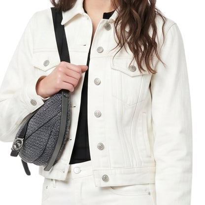 NYC Ella Hunt Denim White Jacket Available Now