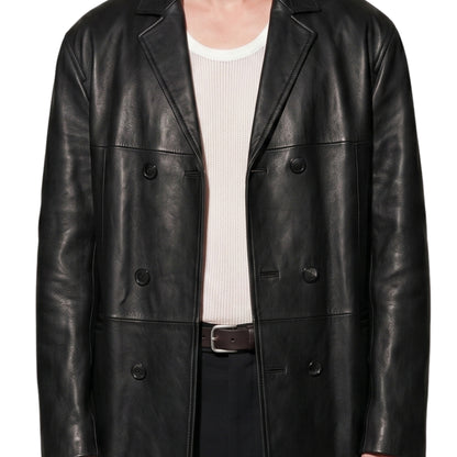 Met Gala 2026 After Party Troye Sivan Black Leather Coat