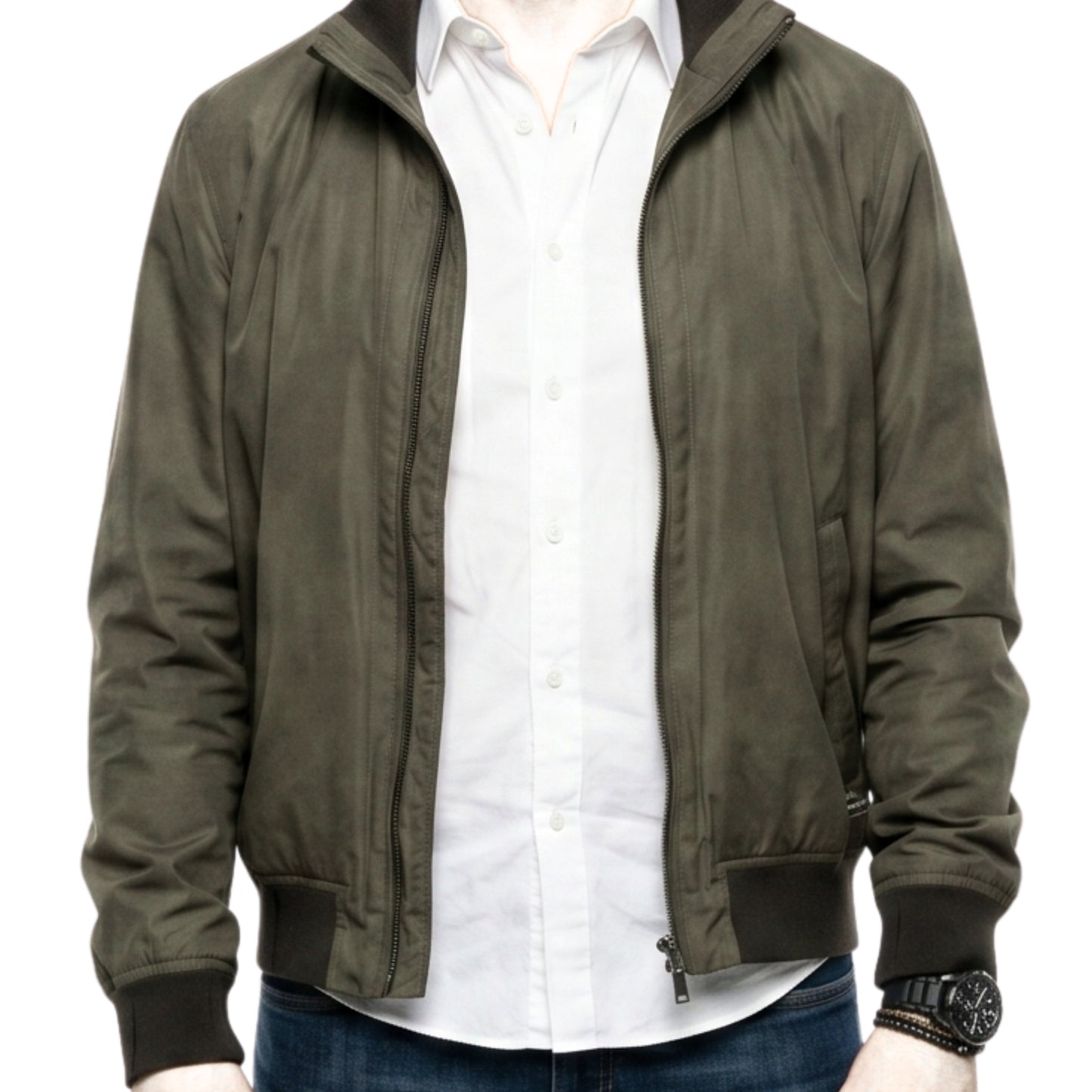 Mission Impossible 7 Simon Pegg Grey Bomber Jacket Order Today
