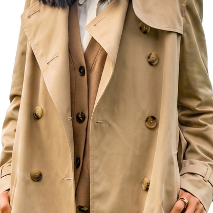 Claudia Winkleman The Traitors UK S02 Beige Coat